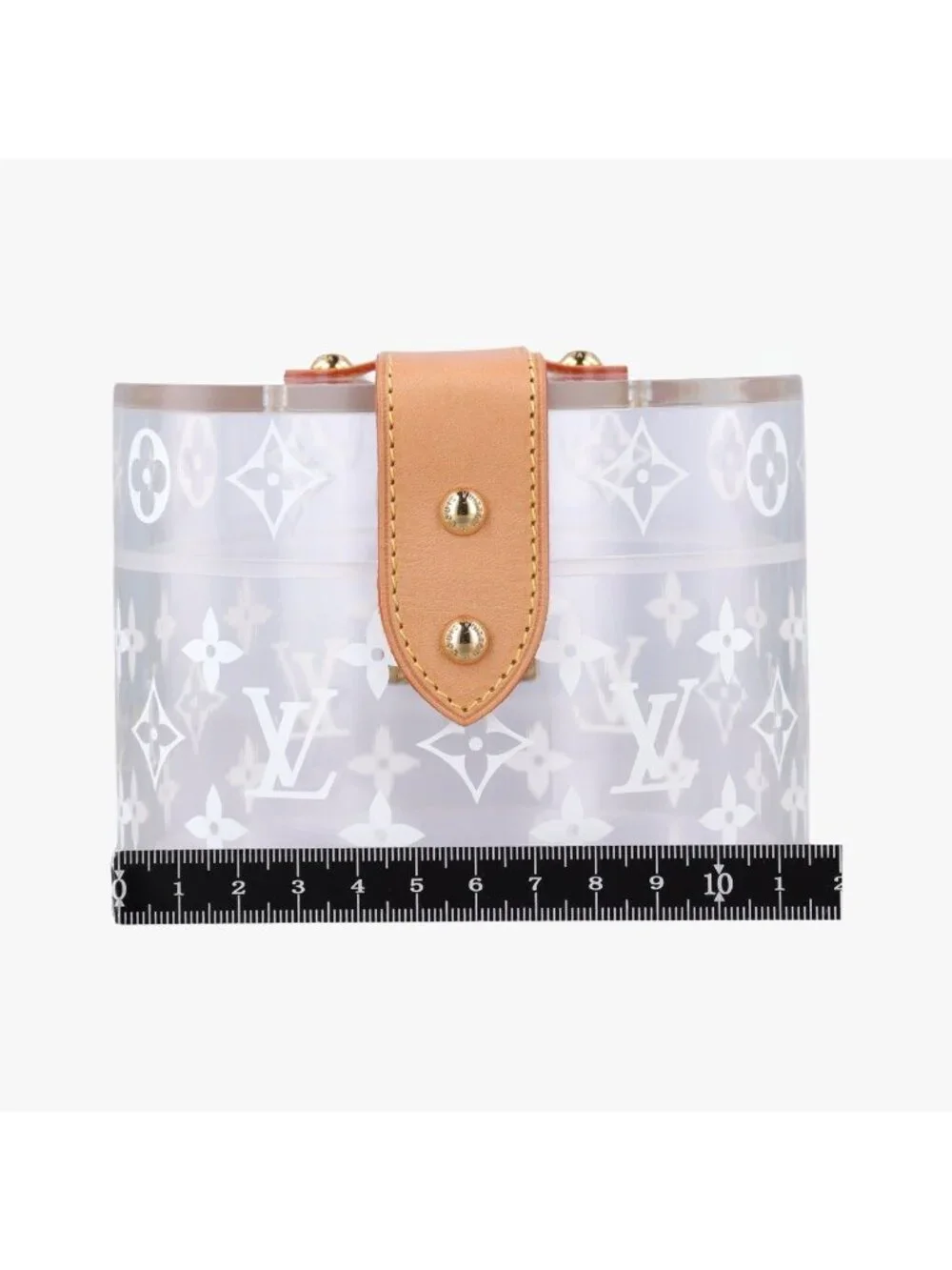 Louis Vuitton Box Scott Transparent Monogram Plexiglas Clutch